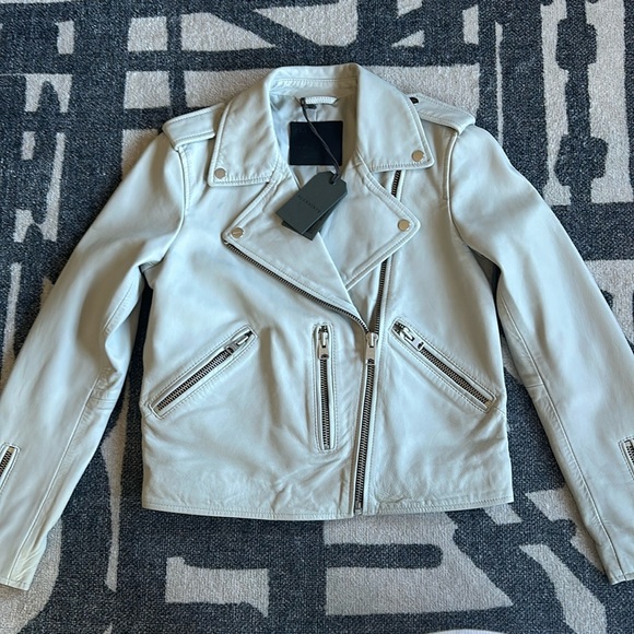 All Saints Fern Biker Jacket - Picture 6 of 12